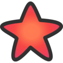 download Gold Star clipart image with 315 hue color
