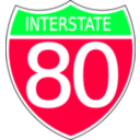 download Interstate Highway Sign clipart image with 135 hue color