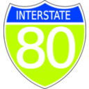 download Interstate Highway Sign clipart image with 225 hue color