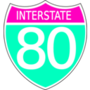 download Interstate Highway Sign clipart image with 315 hue color