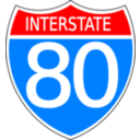 Color Wheel Of Interstate Highway Sign Clipart