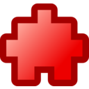 download Icon Puzzle2 Red clipart image with 0 hue color
