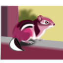 download Cute Chipmunk clipart image with 315 hue color