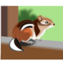 download Cute Chipmunk clipart image with 0 hue color