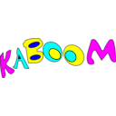 download Kaboom clipart image with 180 hue color