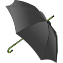 download Black Umbrella clipart image with 45 hue color