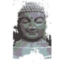 download Buddha Remixed clipart image with 135 hue color