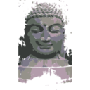 download Buddha Remixed clipart image with 270 hue color