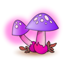 download Mushroom clipart image with 270 hue color