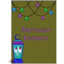 download Ramadan Kareem clipart image with 180 hue color