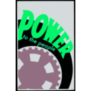 download Power To The People clipart image with 135 hue color