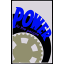 download Power To The People clipart image with 225 hue color