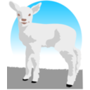 download Lamb clipart image with 135 hue color