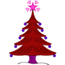 download Sapin 03 Xmas clipart image with 270 hue color
