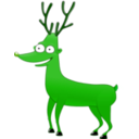 download Rudolf clipart image with 90 hue color