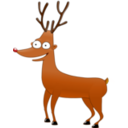 download Rudolf clipart image with 0 hue color
