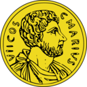 download Gaius Marius Coin clipart image with 0 hue color