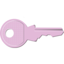 download Key clipart image with 270 hue color