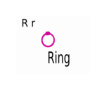 download R For Ring clipart image with 270 hue color