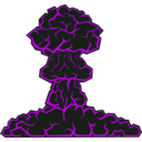 download Mushroom Cloud clipart image with 90 hue color