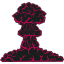 download Mushroom Cloud clipart image with 135 hue color