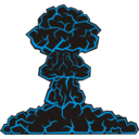download Mushroom Cloud clipart image with 0 hue color