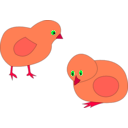 download Chickens Figure Color clipart image with 315 hue color