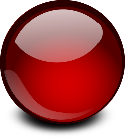 Red Glossy Orb