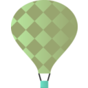download Hot Air Balloon clipart image with 135 hue color