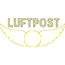 download Vintage Luftpost Rubber Stamp clipart image with 180 hue color