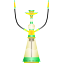 download Hookah Sheesha Water Pipe clipart image with 90 hue color