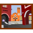 download Piazza Della Vittoria Lodi Italia clipart image with 0 hue color