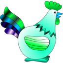 download Rooster clipart image with 135 hue color