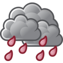 download Tango Weather Showers Scattered clipart image with 135 hue color
