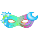 download Mask clipart image with 135 hue color