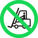 download No Elevator clipart image with 135 hue color