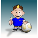 download Soccer Toon clipart image with 0 hue color