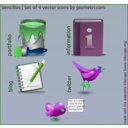 download Sencillo 4 Vector Icons clipart image with 90 hue color