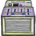 download Jukebox clipart image with 225 hue color