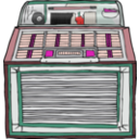 download Jukebox clipart image with 315 hue color