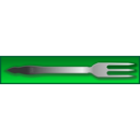 download Dinner Fork clipart image with 135 hue color