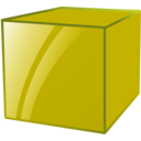 download Cube clipart image with 315 hue color