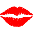 download Lips clipart image with 0 hue color