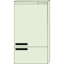 download Fridge clipart image with 180 hue color