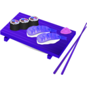 download Sushi clipart image with 225 hue color