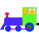 download Locomotive clipart image with 225 hue color