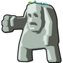 download Stone Giant clipart image with 90 hue color