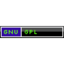 download Gnu License Web Badge clipart image with 45 hue color