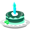 download Birthday Cake Ns clipart image with 135 hue color