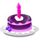 download Birthday Cake Ns clipart image with 270 hue color